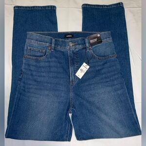 NWT EXPRESS JEAN SUPER HIGH RISE MODERN STRAIGHT  SIZE 8R